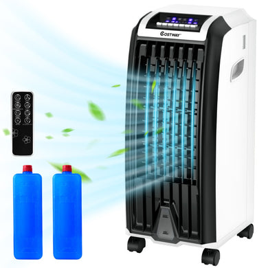 Evaporative Portable Air Cooler With 3 Wind Modes And Timer