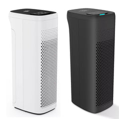 Air Purifier For Home Allergies Pets Smog, HEPA Filter,White Black Air Cleaner